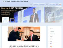 Tablet Screenshot of juliocarazo.com
